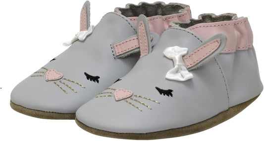 Baby Girls and Unisex Soft Soles Slip-Resistant Crib Shoes Slippers for Infant and Toddler, 0-24 Months